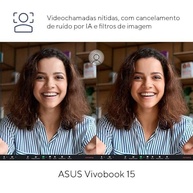 Notebook ASUS Vivobook 15 X1504VA Intel Core i5 1334U 8GB Ram 512GB SSD Windows 11 Tela 15,6" FHD Silver - NJ1740W - imagem 4