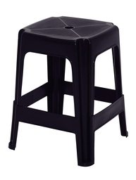 Banqueta Icaraí PR - Design Moderno Quadrado Preto para Ambientes Sofisticados - imagem 1