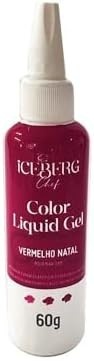 Corante Liquid Gel Vermelho Natal 60G Iceberg - imagem 1