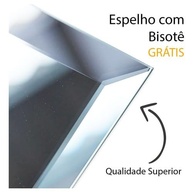 Espelho Retangular Decorativo 70x50cm com Bisotê - Ideal para Banheiro e Quarto - imagem 3