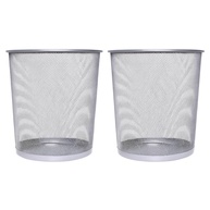 Kit 2 Lixeiras de Metal 10L Aramado com Design Moderno - Ideal para Escritório e Casa - imagem 1