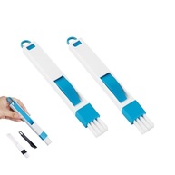 Kit 2 Escovas de Limpeza Multiuso com Pá Coletora - Ideal para Frestas, Teclados e Janelas - imagem 2