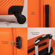 Mala de Viagem Swiss Move Zug: A Laranja Ideal! - imagem 2