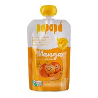 Papapá Papinha Orgânica de Manga 100g - Natural, Sem Açúcar, Ideal para Introdução Alimentar - imagem 1