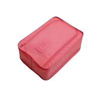 Bolsa de Sapatos Portátil com Zíper Rosa - Ideal para Viagem e Academia - imagem 2
