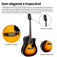 Violão Giannini Elétrico Folk: Seu Som Ideal! - imagem 2