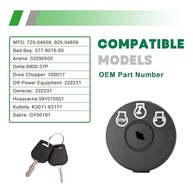 Interruptor de Ignição 3 Posições para Cortador de Grama MTD, Craftsman, John Deere e Mais (725-04659) - imagem 3
