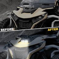 SAUTVS Refletor LED Capô para Can-Am Maverick R 2024+ | Iluminação Auxiliar Off-Road - imagem 3