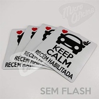 Ímã de Carro "Keep Calm" para Recém-Habilitados: Segurança e Estilo na Estrada! - imagem 4