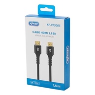 Cabo HDMI 8K UHD KP-YP5005: Imagem Ultra HD e Conexão Premium (3 Metros) - imagem 4