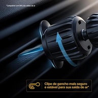 Suporte Veicular i2GO Ultra Magnetic: 36 Ímãs Potentes e Rotação 360° para seu Smartphone - imagem 4