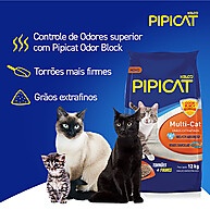 Pipicat Multicat 12kg: Areia Higiênica Imbatível! - imagem 2