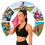Toalha Esportiva Refrescante Fit Bask – Seca Rápido, Frescor Imediato e Design Ergonômico 90cm x 30cm (CINZA) - imagem 4