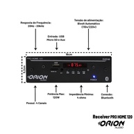 Amplificador Pro Home 120W + 8 Arandelas: Som Imersivo! - imagem 2