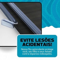 DUPIN Kit Protetor de Bordas para Móveis 3m - Silicone Vermelho Anti-Impacto - imagem 4