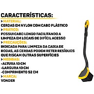 Escova Limpa Rodas Vonder: Alcance Impecável! - imagem 2