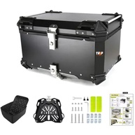 Baú Traseiro Moto Alumínio 65L Universal Impermeável - Segurança e Estilo para Sua Viagem! - imagem 3