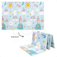 Tapete Dobrável Baby Arco Íris da Buba - Dupla Face Impermeável para Bebês - imagem 5