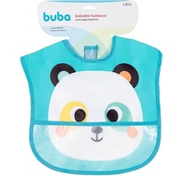 Babador Com Bolso Bubazoo Panda Impermeável com Fecho Velcro - imagem 5