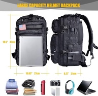 Suporte de capacete de motocicleta Molle impermeável 26L/armazenamento de capacetes de ciclismo/bolsa para caminhada/mochila - imagem 4