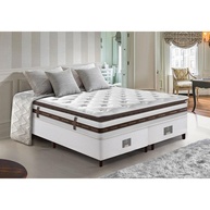 Cama Box King Colchão 193x203 com Molas Ensacadas e Pillow Top - Inbox Relax - imagem 1