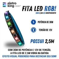 Strobo Automotivo RGB AJK: Efeitos Incríveis! - imagem 2