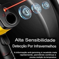 Termômetro Infravermelho Digital Laser Industrial e Culinário - Precisão Profissional de -50°C a 400°C - imagem 5