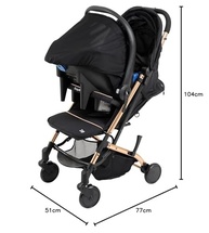 Carrinho de Bebê Burigotto Zap Metal: Conforto e Segurança para Passeios Inesquecíveis - imagem 3