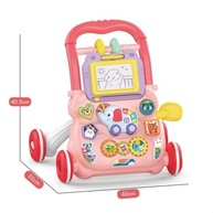 Andador Infantil Didático com Teclado Musical e Lousa Mágica - Estímulo ao Aprendizado e Primeiros Passos - imagem 3