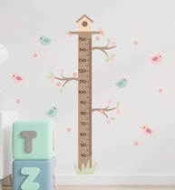 Adesivo de Parede Infantil Passarinhos para Quarto de Menina - Kit Completo com 42 Peças - imagem 3