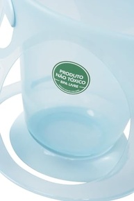 Baby Tub Evolution Candy Azul - Banheira Infantil Confortável e Divertida - imagem 3