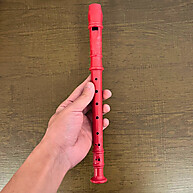 Flauta Maluca Vermelha 30cm – Diversão Sonora para Festa Infantil - imagem 2