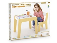 Conjunto Mesa e Cadeira Infantil Montessori Junges - Madeira Reflorestada - imagem 5