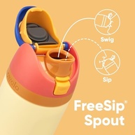 Garrafa Térmica Infantil Owala FreeSip 473ml - Canudo Seguro e Sem Vazamento para Escola e Esportes - imagem 3