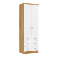 Guarda-Roupa Infantil 2 Portas e 3 Gavetas em MDF - Design Moderno e Seguro - imagem 5