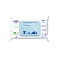Mustela Toalhas Umedecidas Compostáveis Sem Perfume 60 Unidades - 99% Ingredientes Naturais para Bebês e Crianças - imagem 2