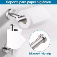 Kit 11 Peças Acessórios Banheiro Aço Inox Fosco – Design Moderno e Instalação Fácil - imagem 4