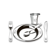 Conjunto Infantil 5 Peças Friends Club em Aço Inox - Brinox | Seguro, Durável e Divertido - imagem 1
