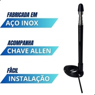 Antena Corta Moto Anti-Cerol Inox: Segurança e Praticidade para Seu Passeio - imagem 5