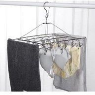 Varal de 40 Clips Inox - Prático e Retrátil para Roupas Íntimas e Pequenas Peças - imagem 5