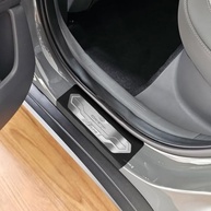 Soleiras Aço Inox Creta 2025 N-Line Prata Escovado com Vinil Adesivo - Proteção e Estilo Premium - imagem 4