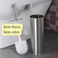 Escova Sanitária Inox com Vedação Antiodor - Design Moderno e Higiênico - imagem 4
