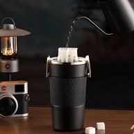 Caneca de Café Térmica Isolada 340g - Aço Inox com Tampa à Prova de Vazamento - imagem 3