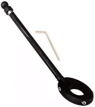 KIT 2 Antena Corta Linha Pipa Moto Retrátil 6 Estágios Inox Dobrável Guidão - imagem 4
