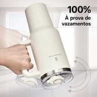 Romantic Crown Copo Térmico 1,18L com Canudo - Aço Inox 304, Tampa Herética e Alça para Viagem - imagem 5