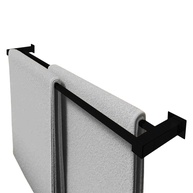 Toalheiro Duplo Inox Preto Fosco 60cm para Banheiro | Design Moderno e Resistente - imagem 1