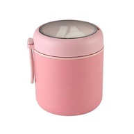 Copo Térmico de Aço Inoxidável com Colher e Tampa à Prova de Vazamento - Ideal para Sopas, Saladas e Refeições Quentes ou Frias - imagem 3