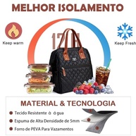 INSMEER Lancheira Térmica Portátil 20 Latas - Design Moderno para Viagens, Praia e Piqueniques - imagem 4
