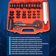Kit Completo 37 Peças: Instalação Profissional de Rolamentos e Vedações Seladas - imagem 5