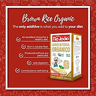 Tio João Arroz Integral Orgânico - 1Kg - imagem 4